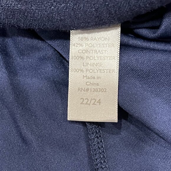 Avenue Boho Lace Swing Mini Dress, NWT, Navy, 22/24 - Picture 7 of 9